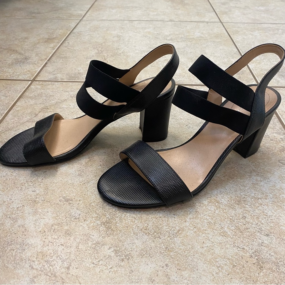 Strappy Block Heels